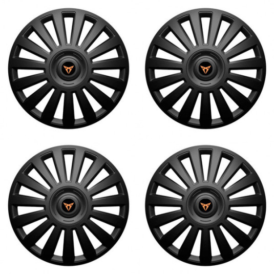 Puklice pre Cupra 16 Luxury black