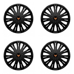 Puklice pre Cupra 17 SPARK BLACK