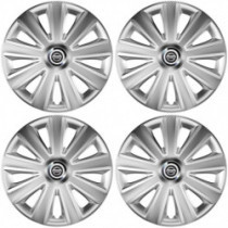 Puklice pre Nissan 15 Aviator carbon silver