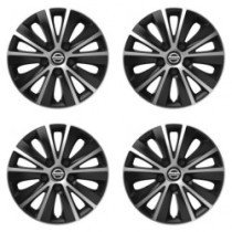 Puklice pre Nissan 15 RAPIDE silver and black