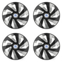 Puklice pre Lada 14 Vector RC black and silver