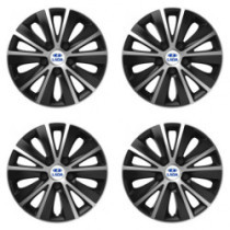 Puklice pre Lada 14 RAPIDE silver and black