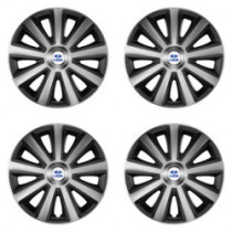 Puklice pre Lada 15 Aviator carbon silver&black