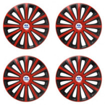 Puklice pre Lada 15 TREND red and black