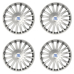 Puklice pre Lada 16 CRYSTAL silver