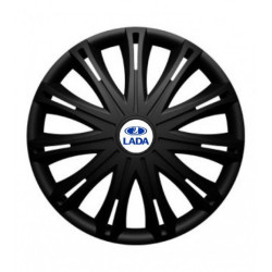 Puklice pre Lada 16 SPARK BLACK