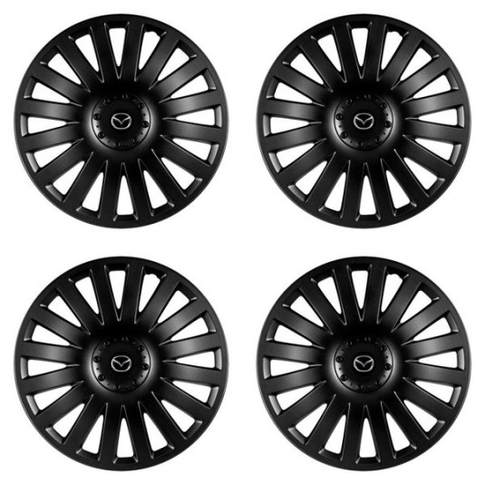 Puklice pre Mazda 14 Smart black