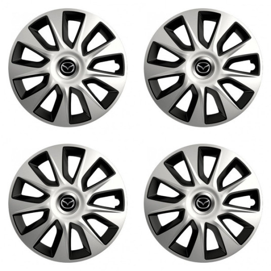 Puklice pre Mazda 14 STRATOS double colour