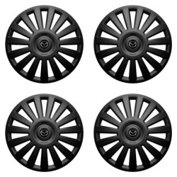 Puklice pre Mazda 15 Luxury black