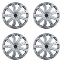 Puklice pre Mazda 15 Evo silver