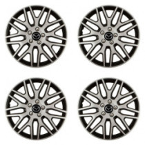 Puklice pre Mazda 15 Dakar NC silver and black