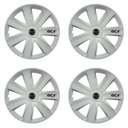 Puklice pre Mazda 16 GTX carbon white