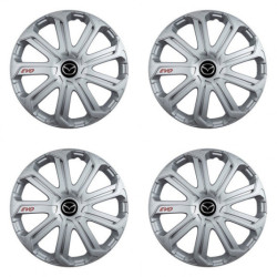 Puklice pre Mazda 16 Evo silver