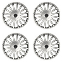 Puklice pre Mazda 16 CRYSTAL silver