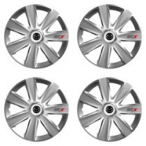 Puklice pre Mazda 16 GTX CARBON silver