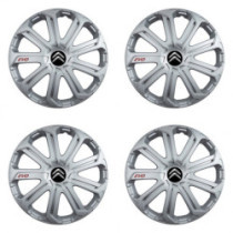 Puklice pre Citroen 14 Evo silver
