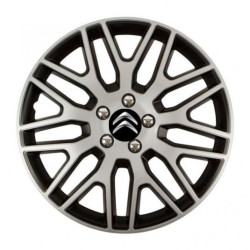 Puklice pre Citroen 14 Dakar NC silver and black