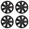 Puklice 14 GTX CARBON black pre Citroen na ocelové disky. Pre kolesá o veľkosti R14 so živicovými samolepkami Citroen.