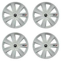 Puklice pre Citroen 15 GTX carbon white