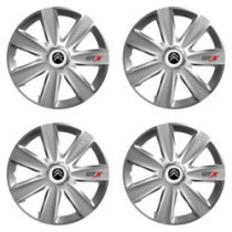 Puklice pre Citroen 15 GTX CARBON silver