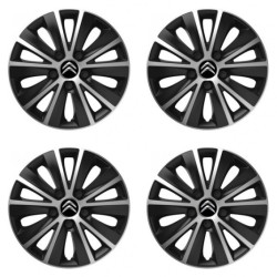 Puklice pre Citroen 16 RAPIDE silver and black