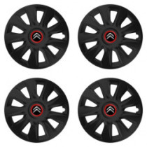 Puklice pre Citroen 17 STRATOS RR black