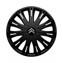 Puklice pre Citroen 17 SPARK BLACK
