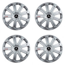 Puklice pre Mercedes 15 Evo silver