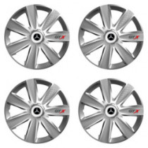 Puklice pre Mercedes 15 GTX CARBON silver