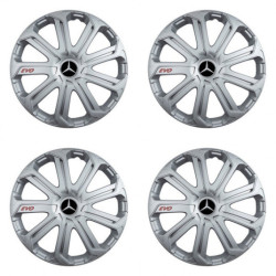 Puklice pre Mercedes 16 Evo silver