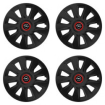 Puklice pre Opel 14 STRATOS RR black