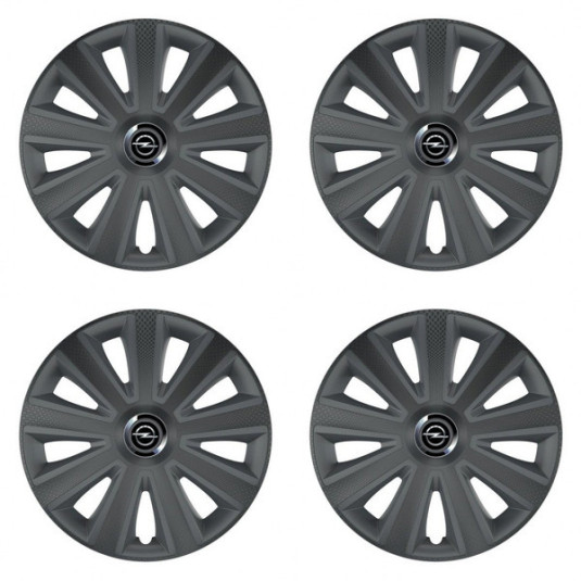 Puklice pre Opel 15 Aviator carbon grafite