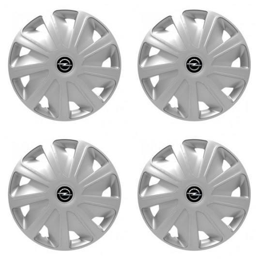 Puklice pre Opel pre dodávky 15 Craft silver