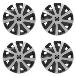 Puklice pre Opel pre dodávky 16 Craft silver and black