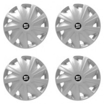 Puklice pre Seat pre dodávky 15 Craft silver