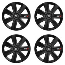 Puklice pre Seat 16 GTX CARBON black