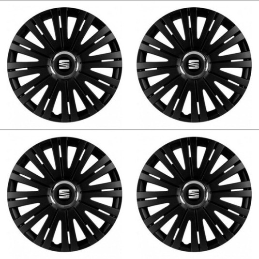 Puklice pre Seat 16 ACTIVE RC BLACK