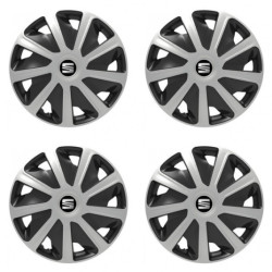 Puklice pre Seat pre dodávky 16 Craft silver and black