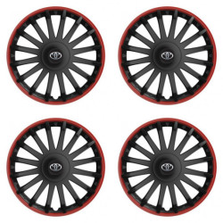 Puklice pre Toyota 15 CRYSTAL RO black