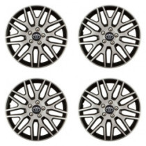 Puklice pre Toyota 16 Dakar NC silver and black