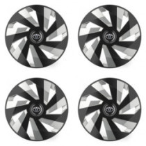 Puklice pre Toyota 16 Vector RC black and silver