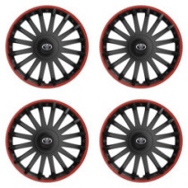 Puklice pre Toyota 16 CRYSTAL RO black