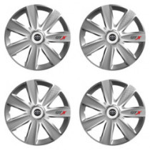 Puklice pre Toyota 16 GTX CARBON silver