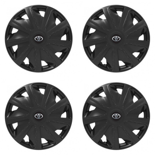 Puklice pre Toyota pre dodávky 16 Craft black