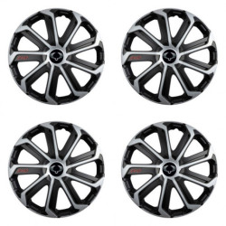 Puklice pre Sangyong 14 Evo black&silver