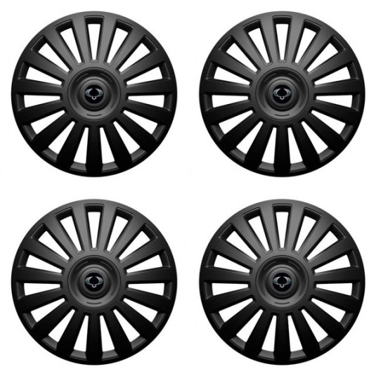 Puklice pre Sangyong 15 Luxury black