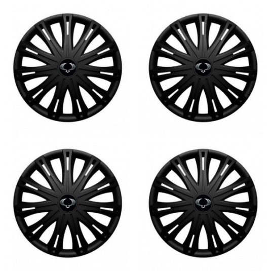 Puklice pre Sangyong 15 SPARK BLACK