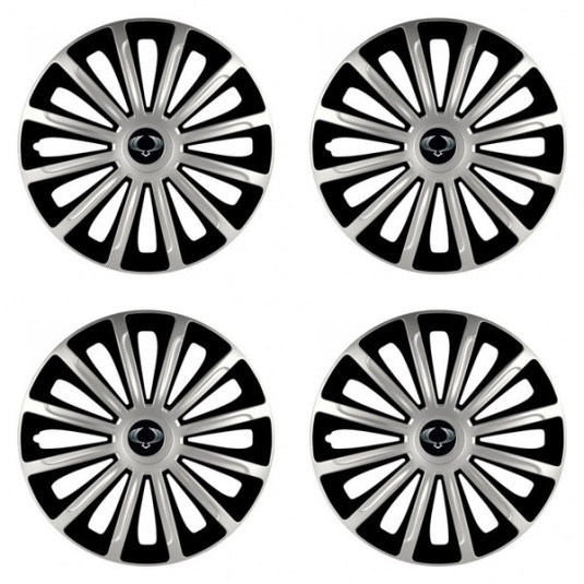 Puklice pre Sangyong 16 TREND silver and black