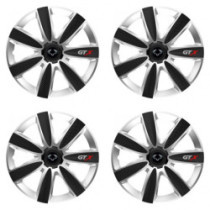 Puklice pre Sangyong 16 GTX CARBON silver/black