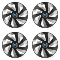 Puklice pre Subaru 14 Vector RC black and silver